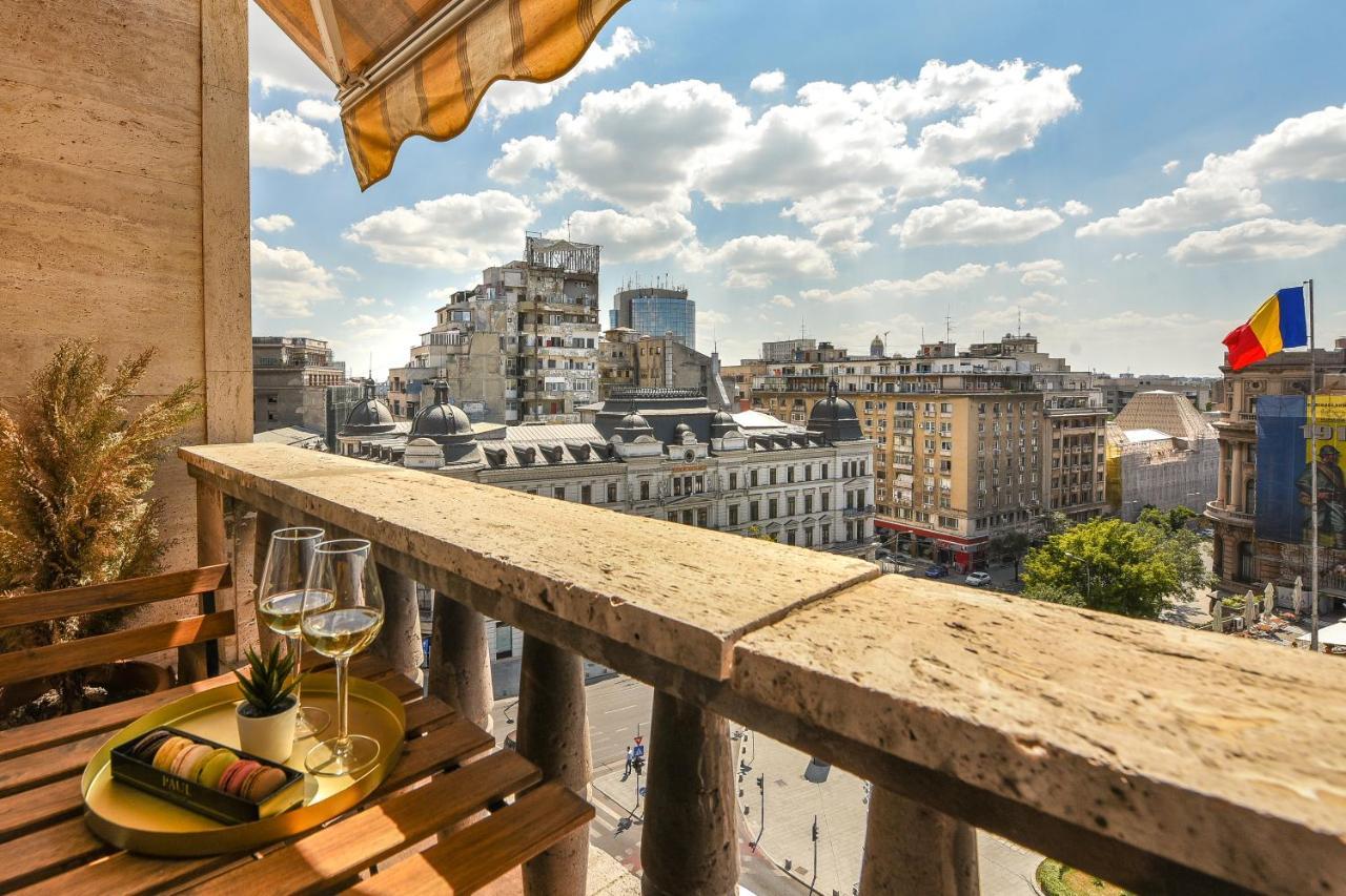 Chic Accommodation With Breathtaking Views Over Calea Victoriei - Your Central Heaven Bukareszt Zewnętrze zdjęcie