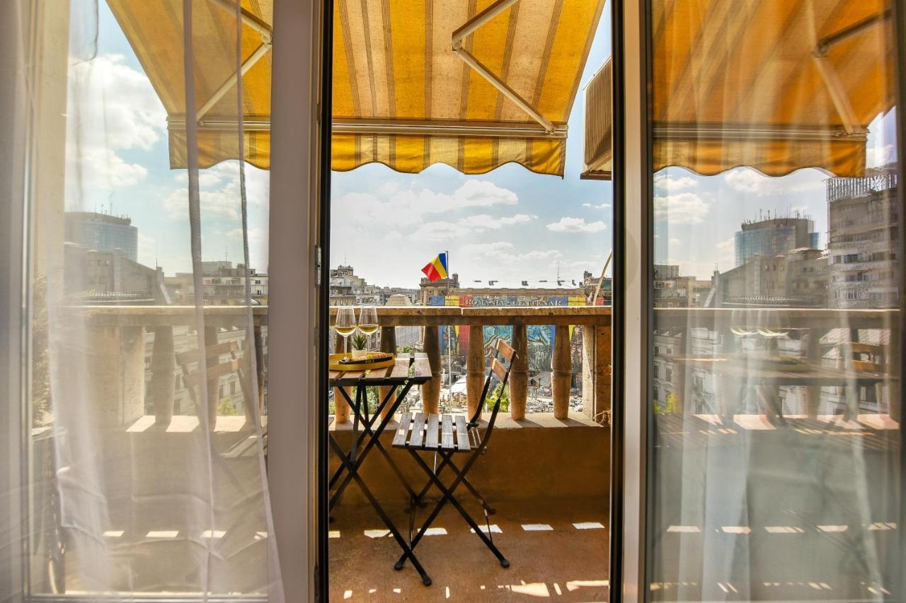 Chic Accommodation With Breathtaking Views Over Calea Victoriei - Your Central Heaven Bukareszt Zewnętrze zdjęcie